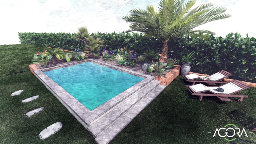 piscine creusée design Cuers