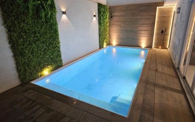 Rénovation de piscine intérieure à Grimaud