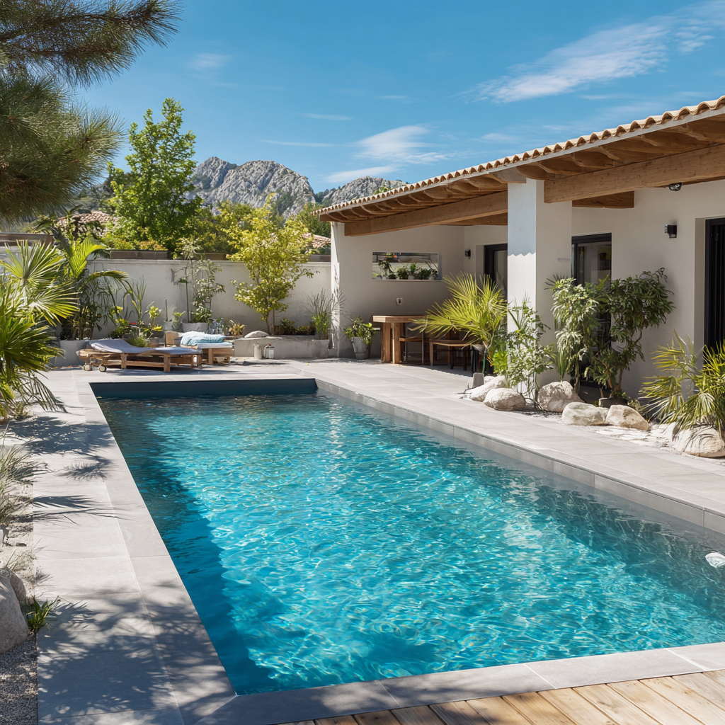 Faire construire une piscine en béton monobloc à Bandol