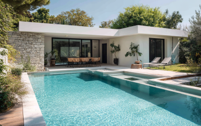 Rénovation de piscine design près de Grimaud