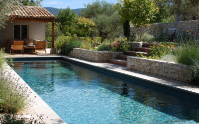 Projet piscine avec aménagement paysager dans le Var