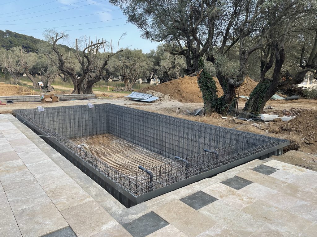 ferraillage piscine ollioules 