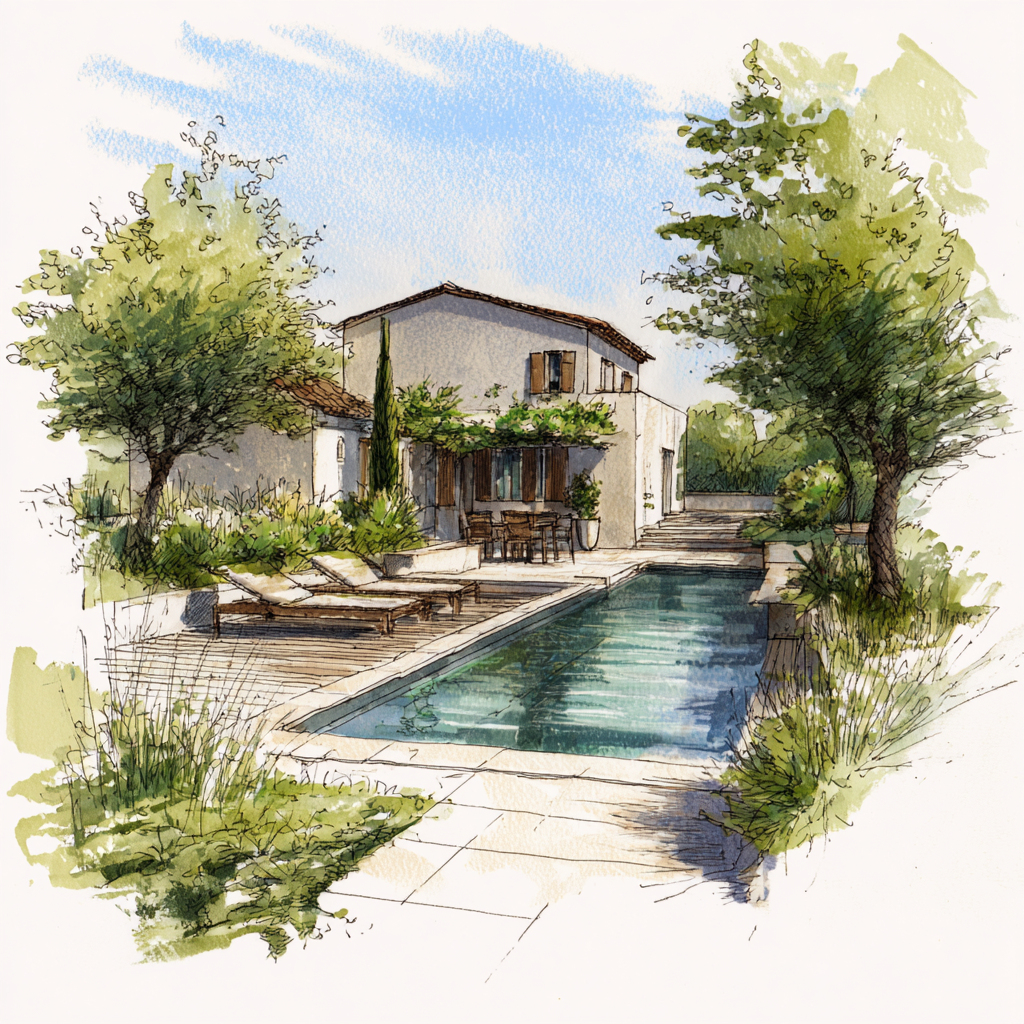 Construction piscine et création de jardin Var