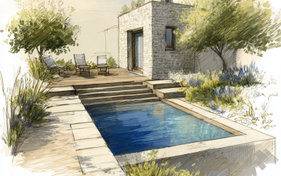 Construction d’un bassin de petite taille près de Toulon