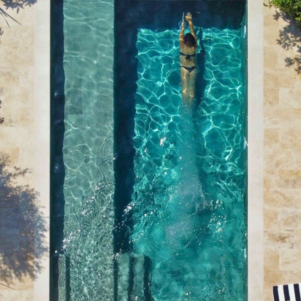 Rénovation de piscine en béton dans le Golfe de Saint-Tropez 