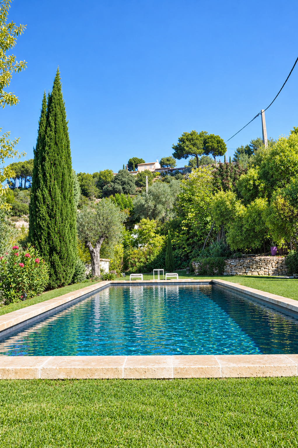 Aménagement paysager autour d’une piscine creusée Aménagement paysager autour d'une piscine creusée