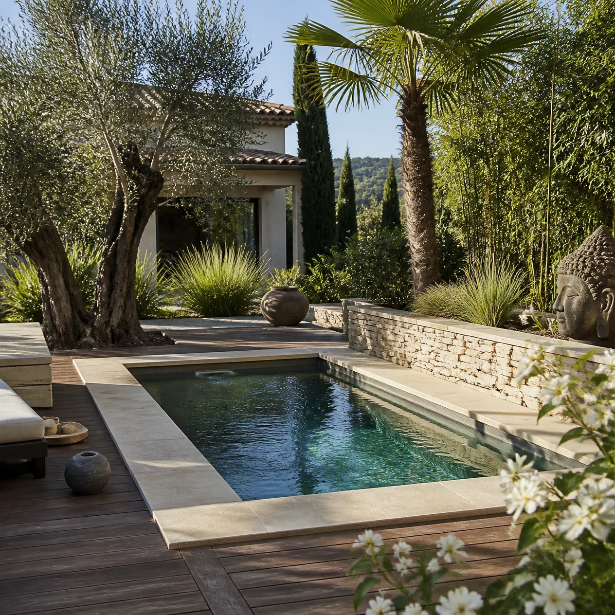 projet de piscine de moins de 10 m² dans le Var